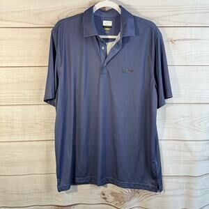 Greg Norman Blue Play Dry Polo Size Large